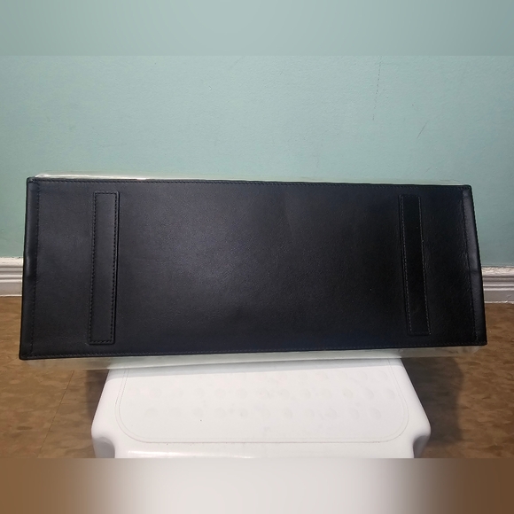 NWT MCM Portuna Medium Clear Graphic Logo Aren Cube Leather Trim Shopper Tote - Picture 11 of 17